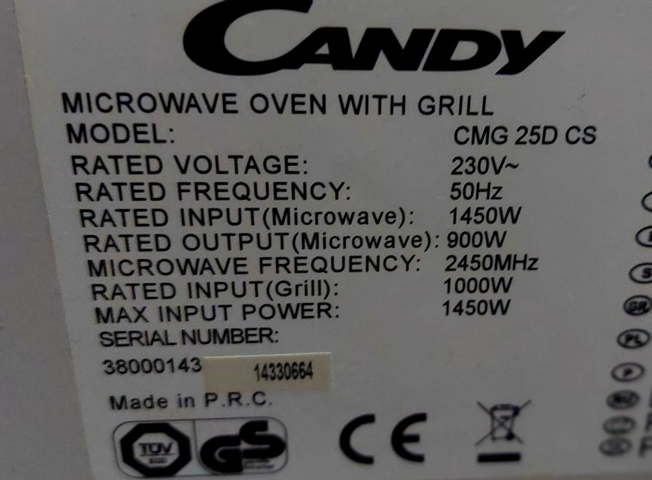 Microondas CANDY 25L
