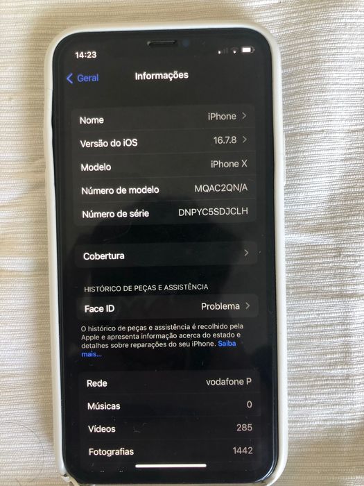 Iphone X 64GB (bateria 100%)
