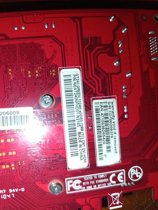 Робоча Gt 240 palit обслужена