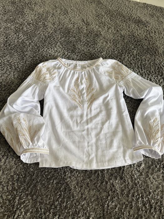 Вишиванка xs біла льон