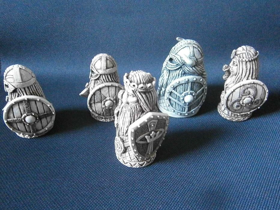 figurki wikingow