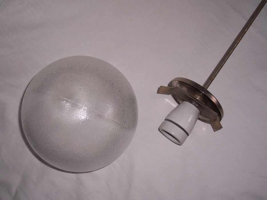 Lampa sufitowa wisząca vintage PRL