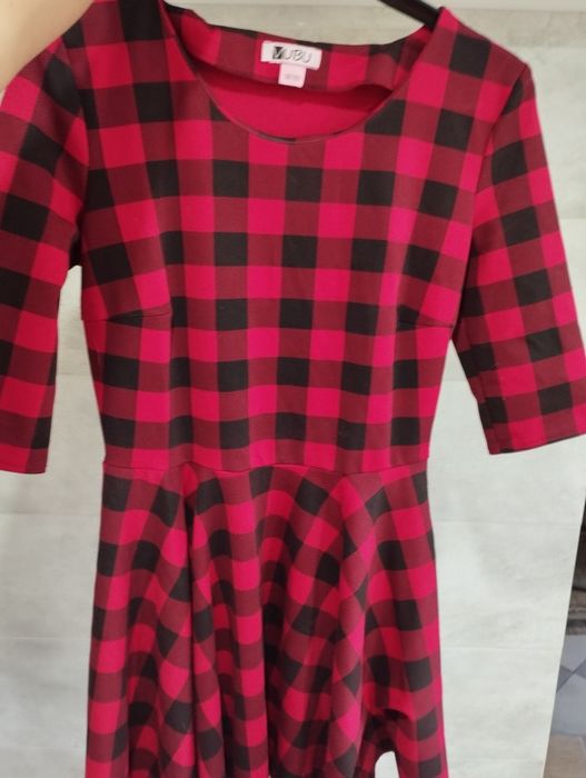 Sukienka w kratę Vubu r.165