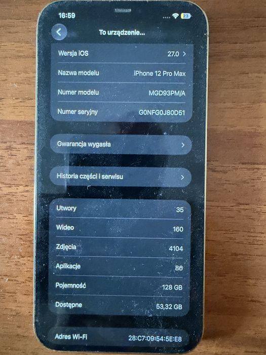 Iphone 12 pro max 128gb
