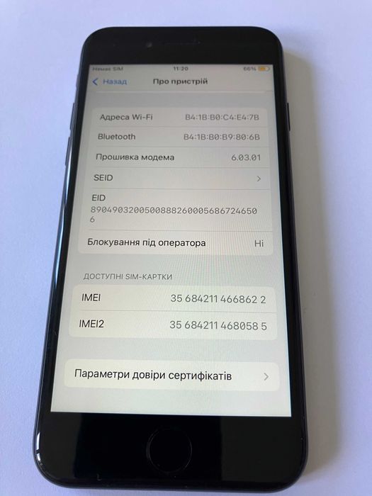 Iphone se 2 2020 64GB 89% АКБ ідеал. стан.