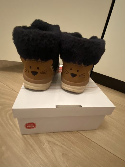 Cool club smyk kozaki rozmiar 25 granatowe z misiem