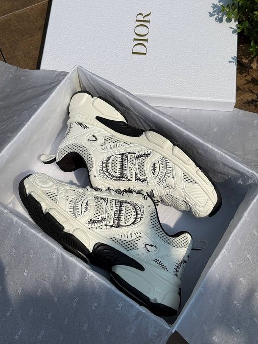 Sneakersy Dior chrono białe trampki