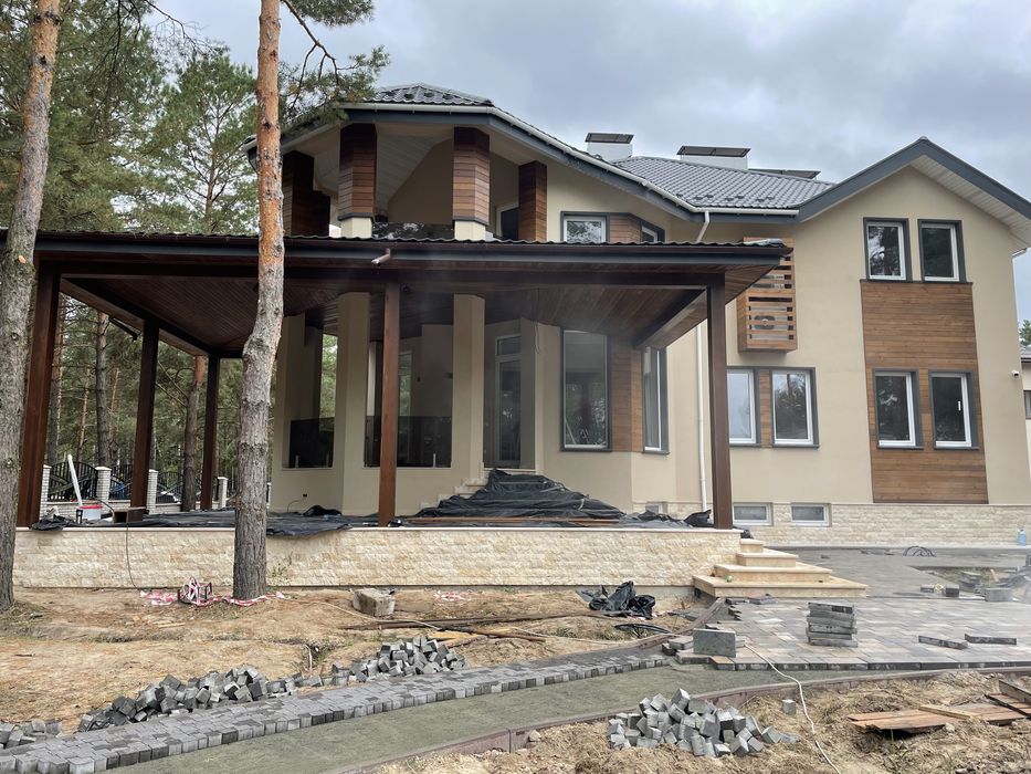 Фасад из термодоски