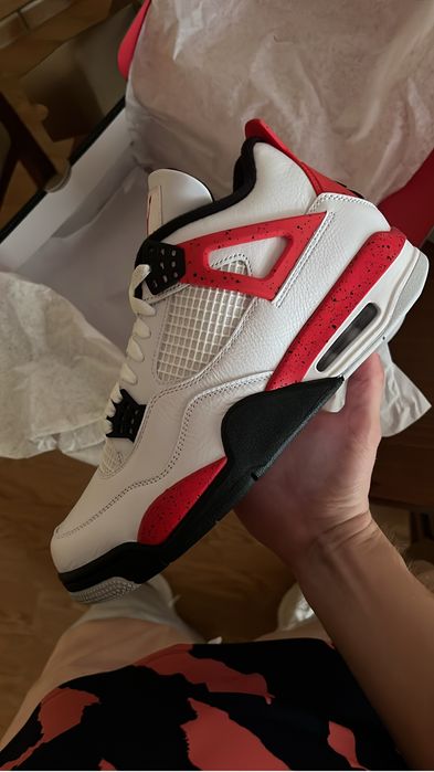 Jordan 4 Red Cement Retro Oryginalne