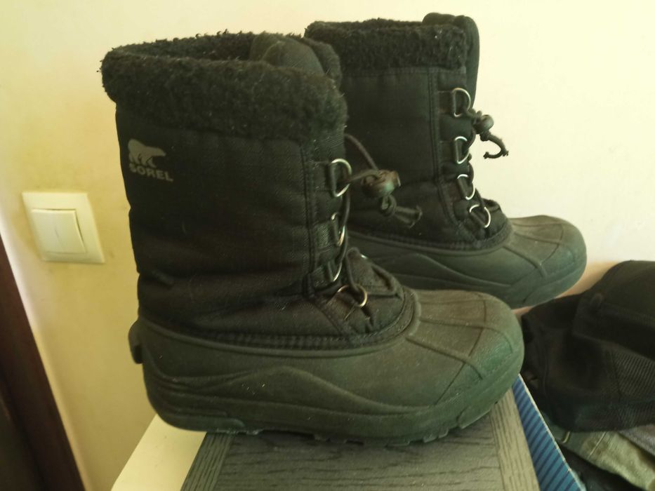 Czarne buty Sorel r 34 21 cm