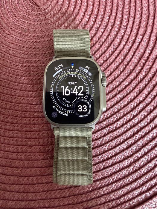 Apple Watch Ultra 2 49mm Titanium Olive Allpine