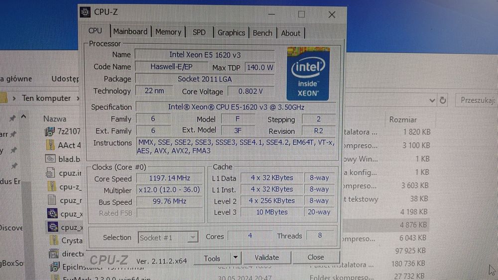 Komputer do gier Lenovo, Radeon RX 6500 XT, Xeon, 16 GB RAM, SSD+HDD