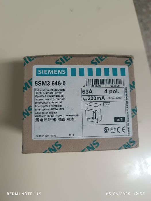 New Siemens Circuit Breakers64550569336961122
