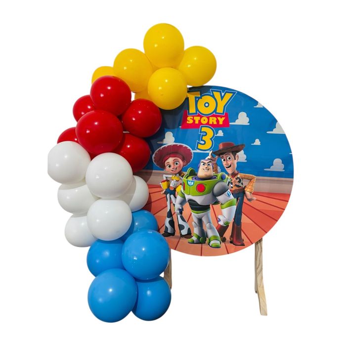 Painel Redondo para Festa na Mesa