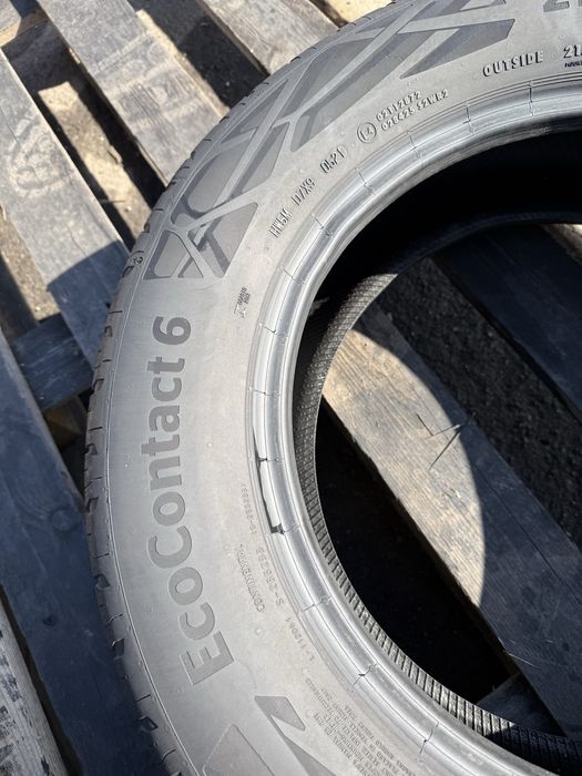 215/60 R16 Continental EcoContact 6 /2021рік/літо/4шт./Чехія