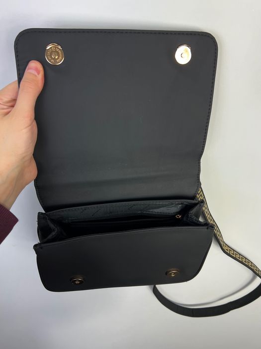 Handbag Versace Parfums Black Śliczna Torebka