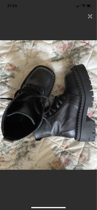 Черевики ботинки шкіряні topshop asos