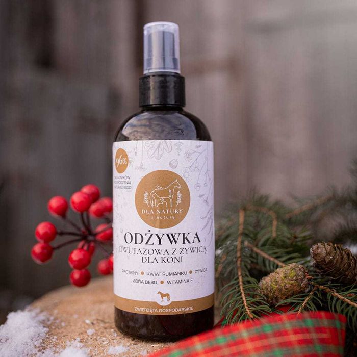 Odżywka dwufazowa z żywicą dla koni 300 ml