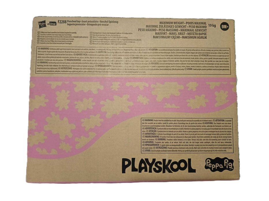 NOWY Chodzik pchacz auto Świnka Peppa do nauki chodzenia 2w1 Playskool