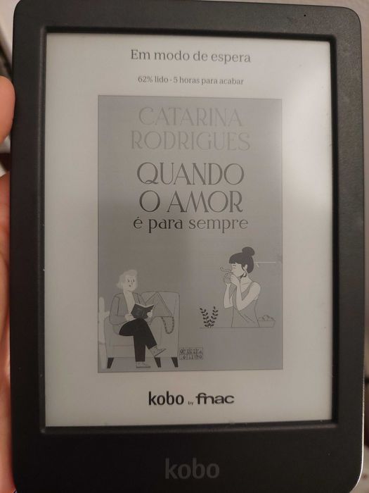 Vendo Kobo Clara BW com cabo de carregamento original