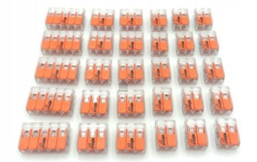 Zestaw szybkozłączek WAGO dorzucam gratisy