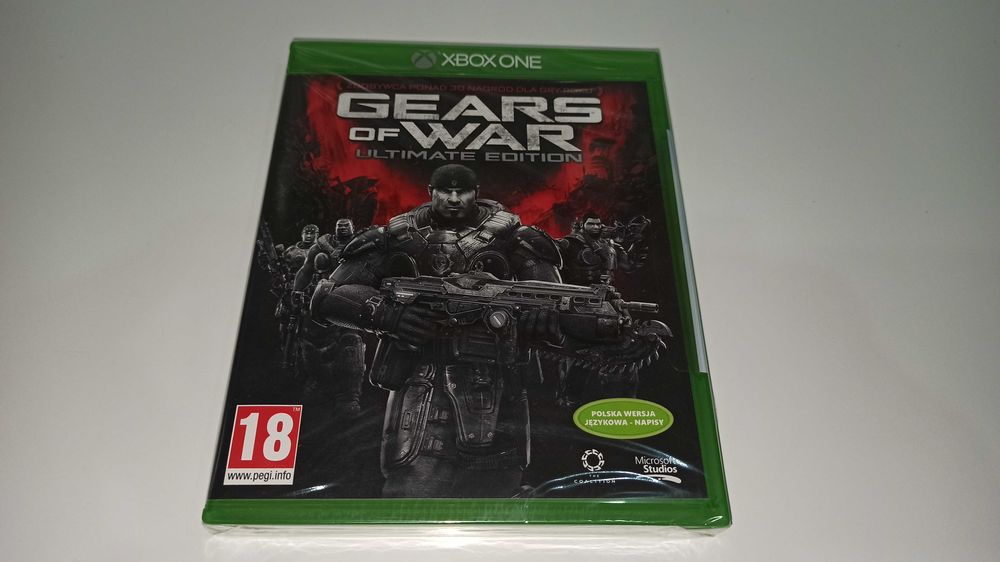 xbox one GEARS OF WAR ULTIMATE EDITION po polsku Nowa! polska okładka