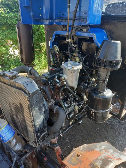 Міні трактор зубр 244+фреза+плуг