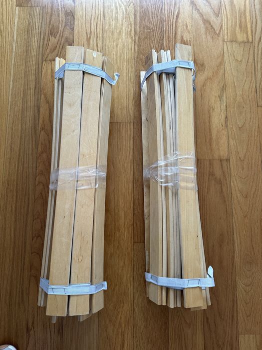 Estrado de ripas bege IKEA LUROY 70x200cm