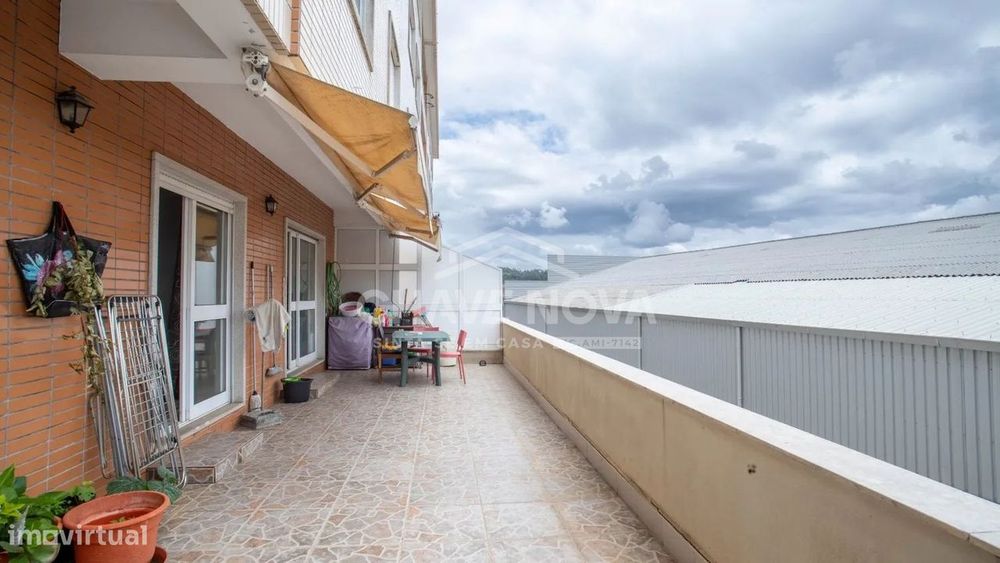 T3 Apartment in Santa Maria da Feira with Terrace, Garage, and Attic