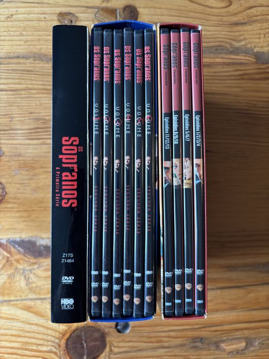 Caixa Filmes Dvds Serie Sopranos - temporadas 1 a 3