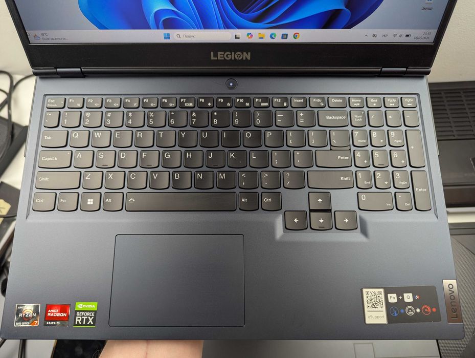 LAPTOP GAMINGOWY Lenovo Legion RTX 3060 Ryzen 7 5800H 144hz