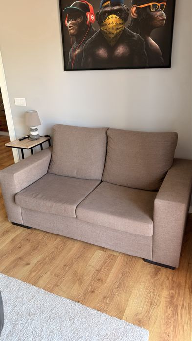 Sofa 2 lugares castanho