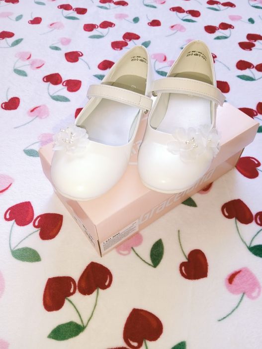 J.Nowe Białe komunijne buty, baletki rozm 34 Deichmann, CCC