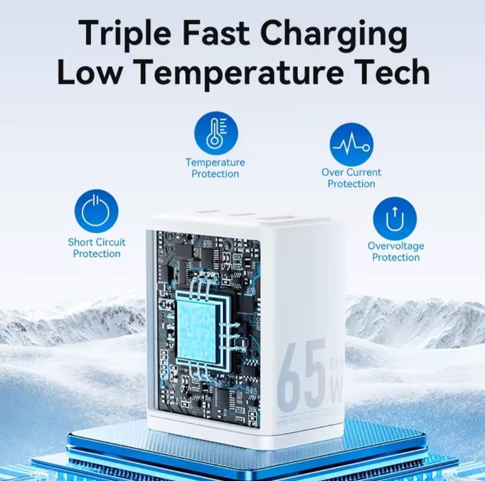 VENTION 65W- Блочок швидкісної зарядки.