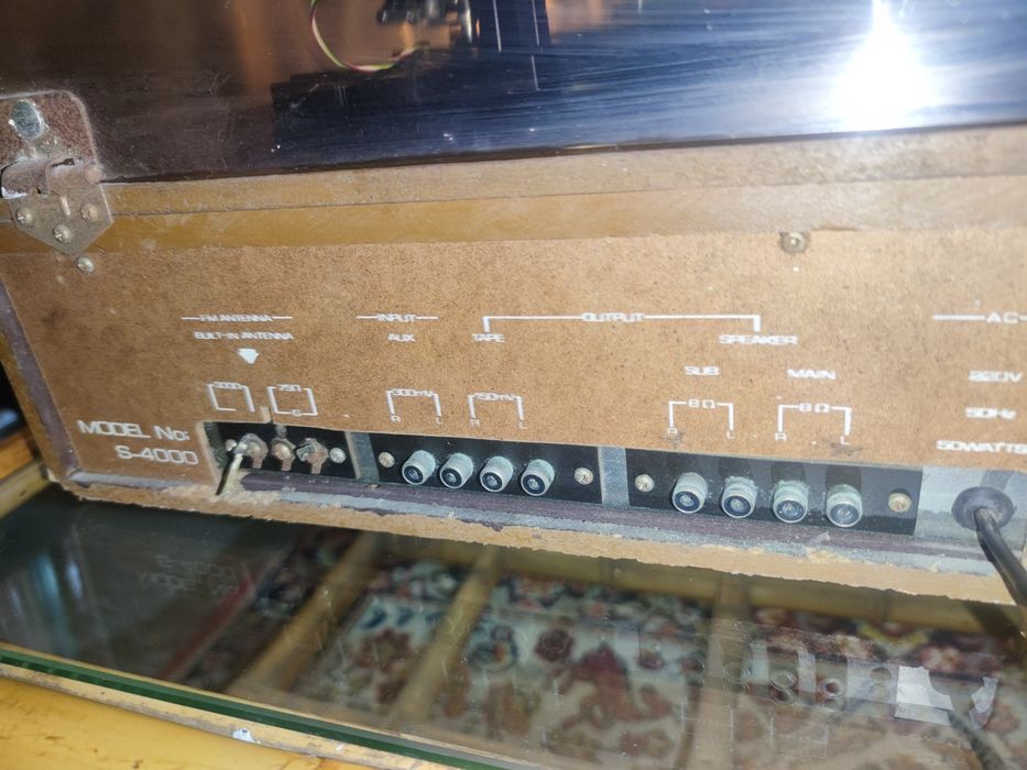 Aparelhagem Sprintlux S-4000 - Gira disco - Cassete - Radio