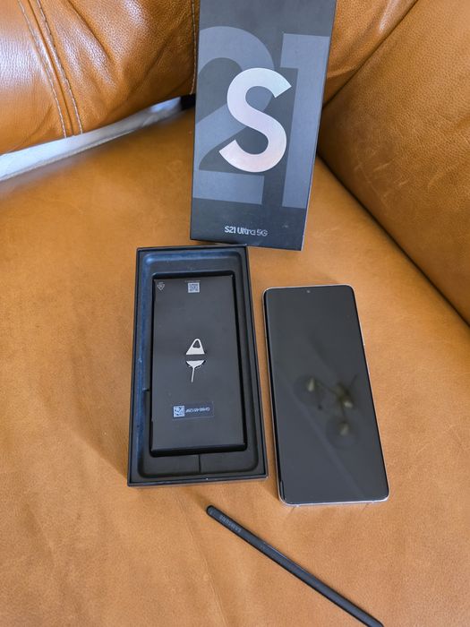 Офіційний Samsung S21 Ultra 12/256GB | Full Pack: S Pen + Smart View + Чеки