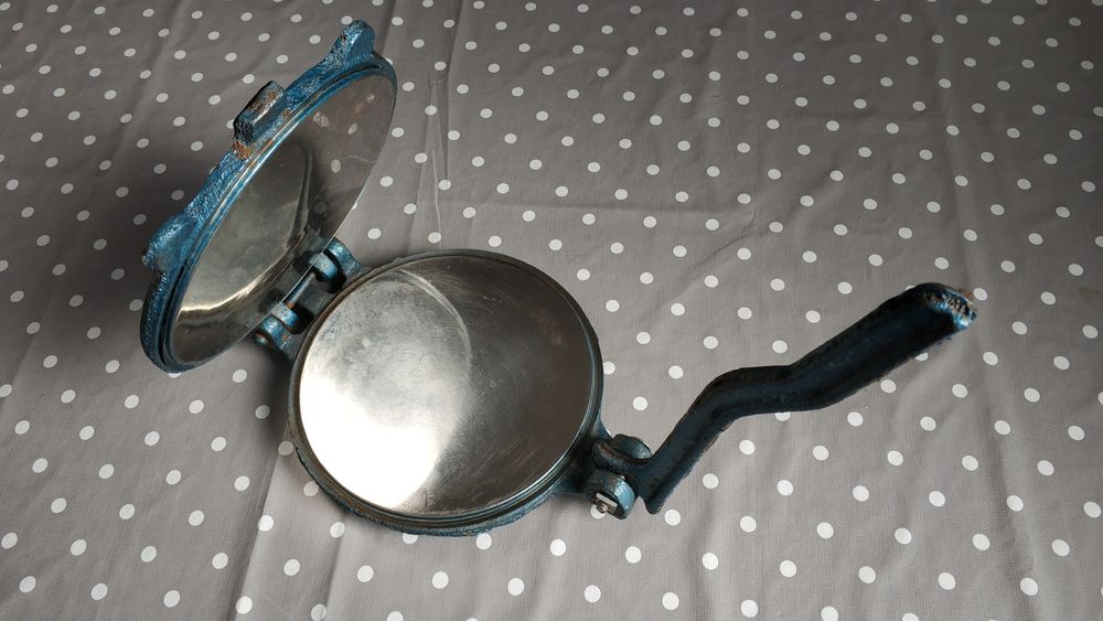 Máquina de Fazer Pão Indiano Chapati/Roti/Tortilhas em Ferro