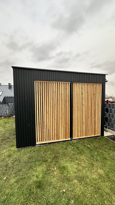 Domek narzedziowy ogrodowy Premium modrzew