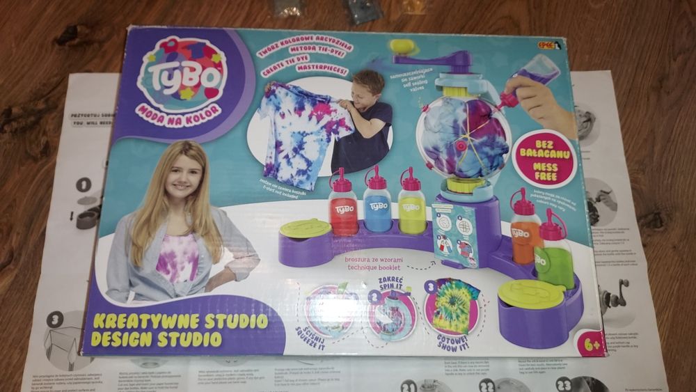 Kreatywne studio  TYBO do farbowania  ubrań tie dye EPEE 6+