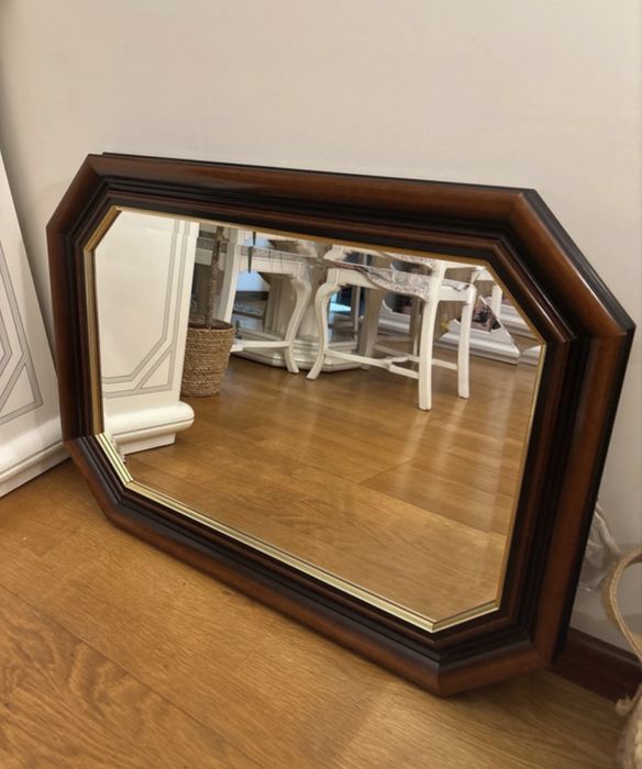 Espelho vintage em madeira