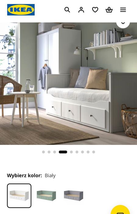 Łóżko Hemnes Ikea