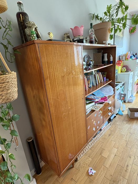 Komoda biblioteczka PRL