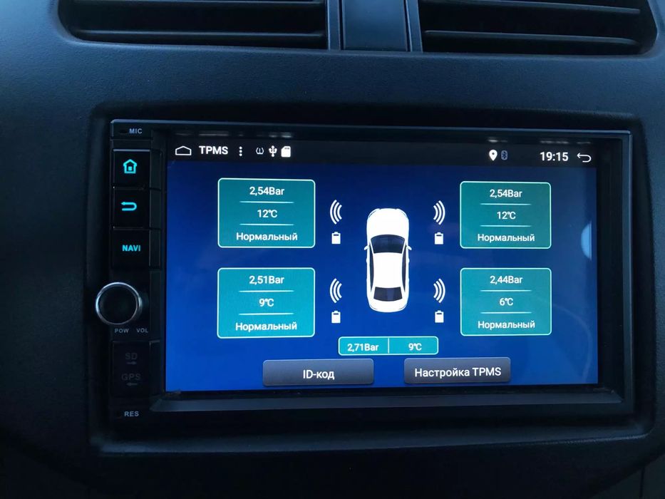 Система TPMS датчики - контроль ДАВЛЕНИЯ, ТЕМПЕРАТУРЫ в ШИНАХ Android