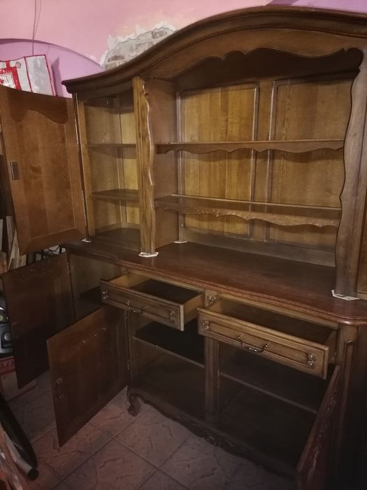 Kredens drewniany - dębowy