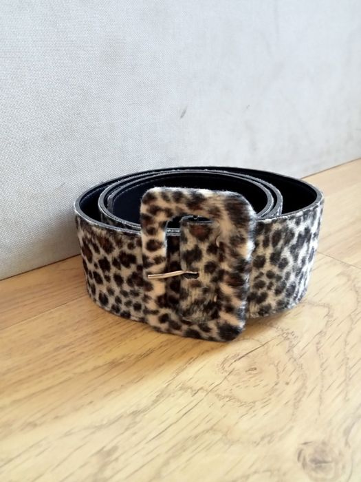 Cinto Senhora padrão leopardo