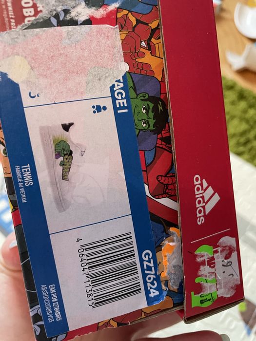 Дитячі кеди білі Adidas, адідас 23р