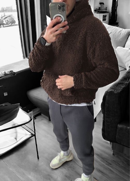 Худі з плюшевого матеріалу