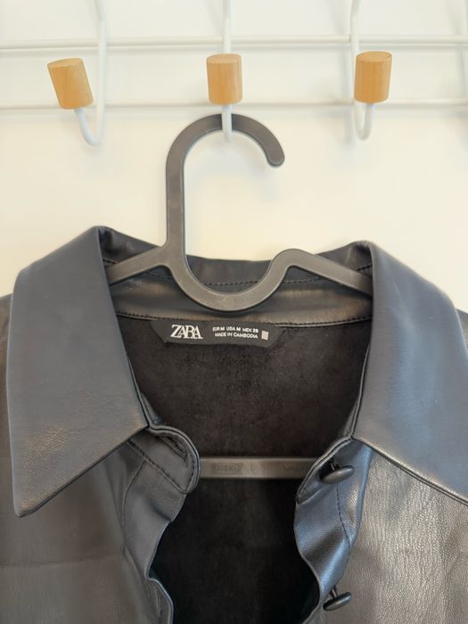 Міні-плаття з эко-шкіри Zara