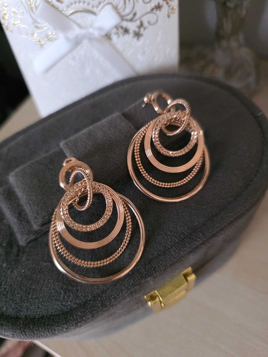 Kolczyki Lilou rose gold