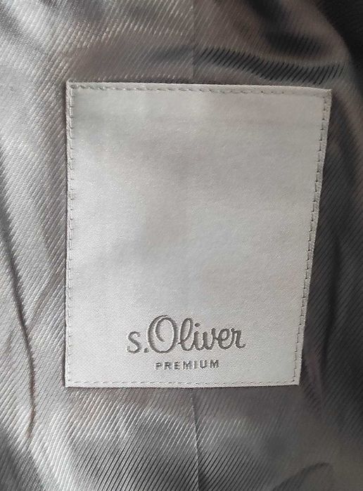 Стильний чоловічий піджак S.Oliver (серія Firenze) шоколадного кольору